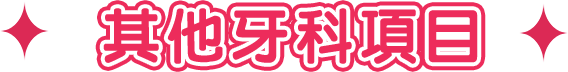 其他牙科項目